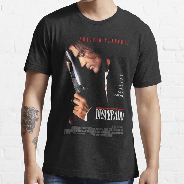 Vintage 1995 Desperado Antonio Banderas Movie Black T Shirt