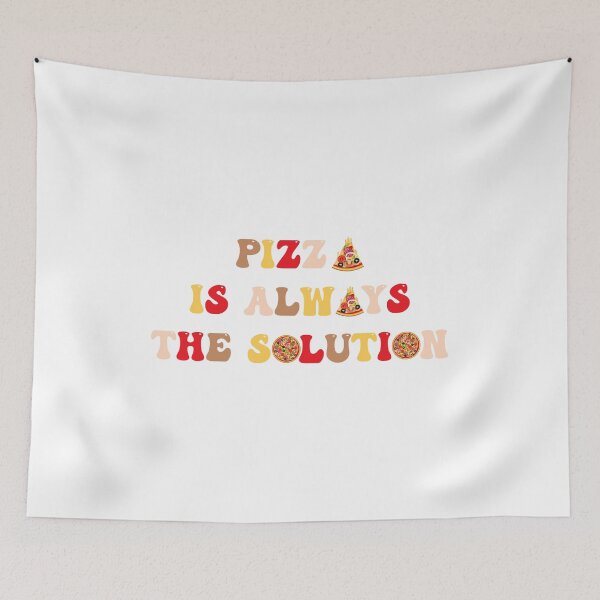 Item preview, PIZZA IS ALWAYS THE SOLUTION STICKERS,PIZZA LOVERS STICKERS, FUNNY PIZZA DAY STICKERS designed and sold by OthStore.