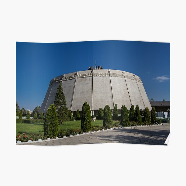 "Concert Palace of Dushanbe in Dushanbe, Tajikistan" Poster for Sale by