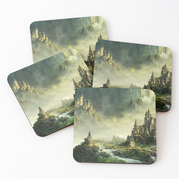 Item preview, Mountainside Castle designed and sold by Moonlight-Image.