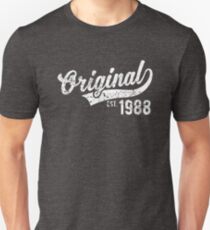 Original Est 1988 -29th Birthday Gift Unisex T-Shirt