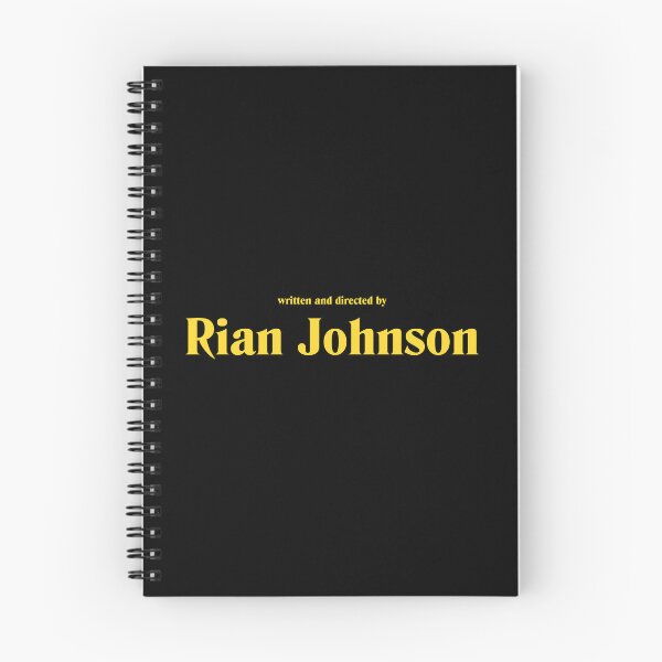 Item preview, Written and Directed by Rian Johnson (2) designed and sold by princessound.