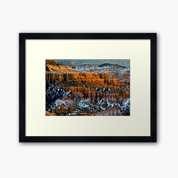 Bryce Canyon Fairy Land Sunrise Framed Art Print