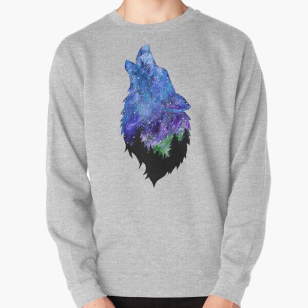 Beautiful Starry Night Sky Easy to Draw Wolf Howling at Moon