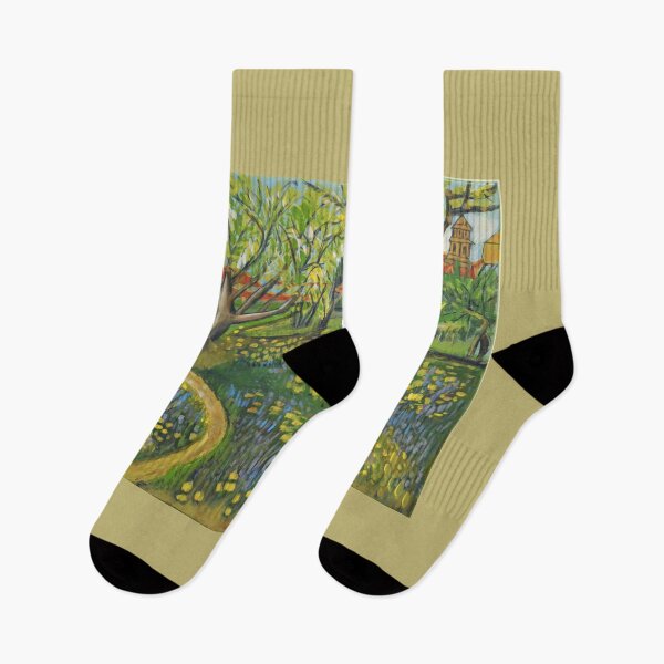 Item preview, View of Arles with Trees in Blossom, Van Gogh art alteration designed and sold by naturematters.