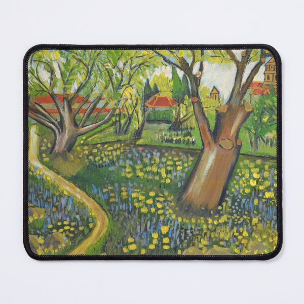 Item preview, View of Arles with Trees in Blossom, Van Gogh art alteration designed and sold by naturematters.