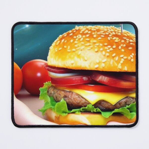 Aperçu de l'œuvre Tenant un cheeseburger créée et vendue par BiTdeH.
