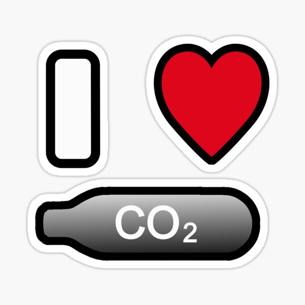 ""I Love CO2" Merch" Sticker for Sale by Redbubble