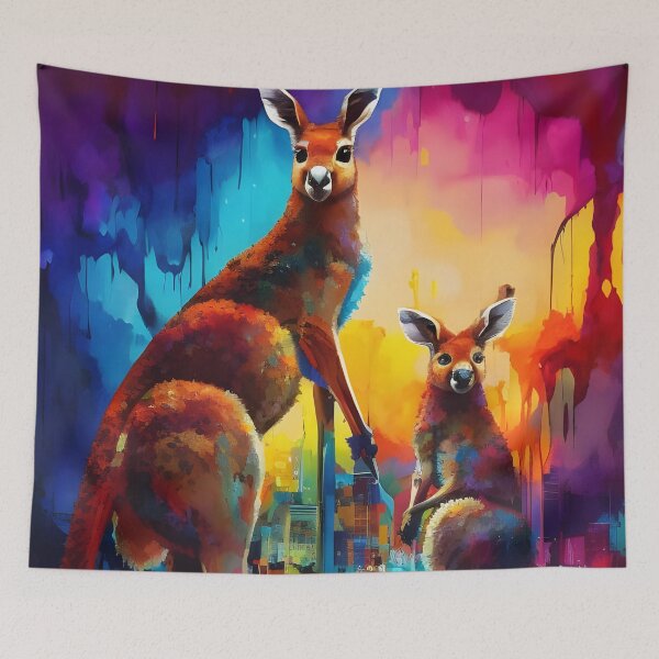 Item preview, A beautiful Kangaroo mother and her Joey designed and sold by J7Simpson.