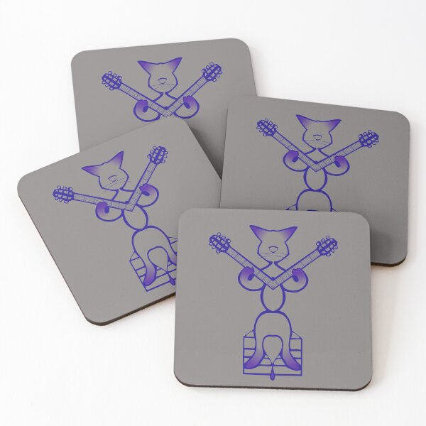 Item preview, Cat Playing Guitar designed and sold by PBJArt.