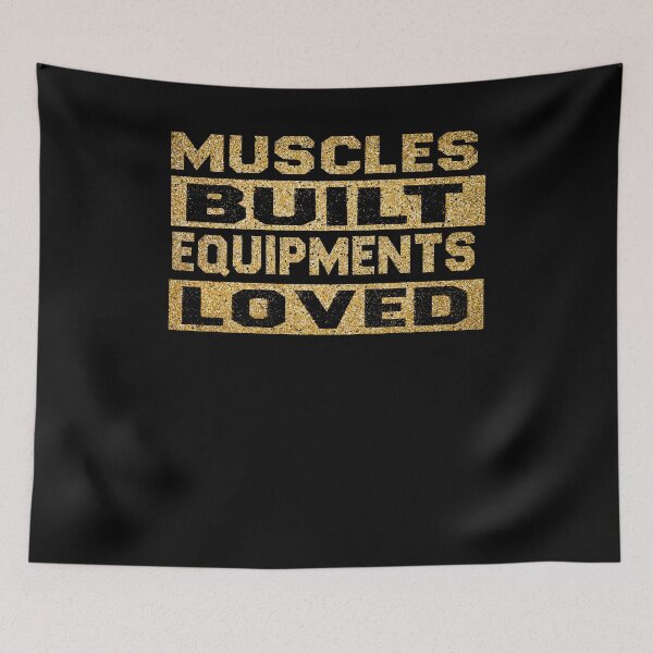 Item preview, Muscles Built Equipments Loved designed and sold by diixtarshop.