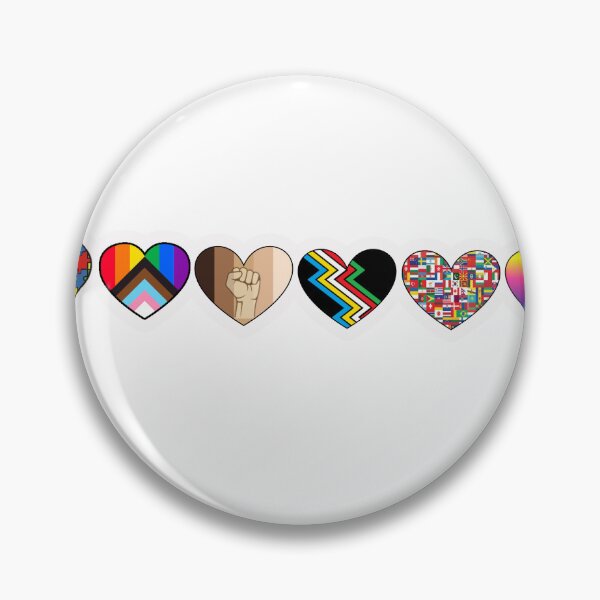 Item preview, Diversity and Inclusion Hearts-All are Welcome  designed and sold by Hln22.