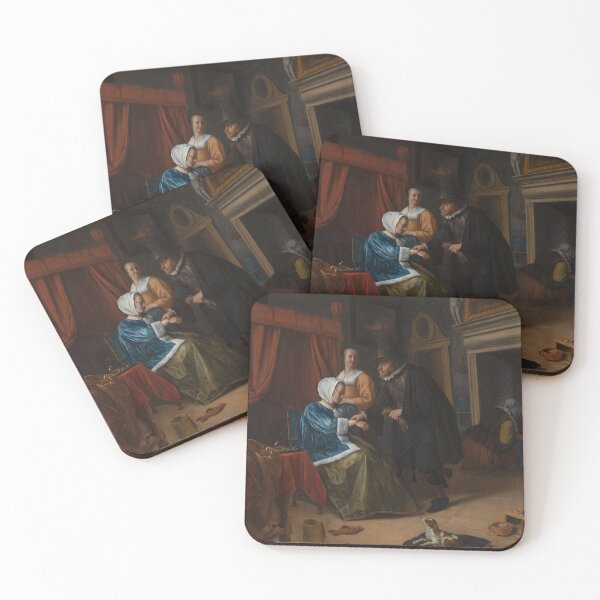 Item preview, The Sick Girl (Jan Steen) designed and sold by ArtHistorical.