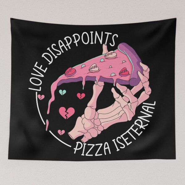 Item preview, love pizza skeleton designed and sold by Astralia.