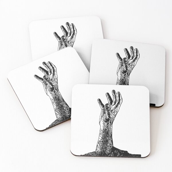 Item preview, zombie hand coming out of ground designed and sold by OneUpArtDesigns.