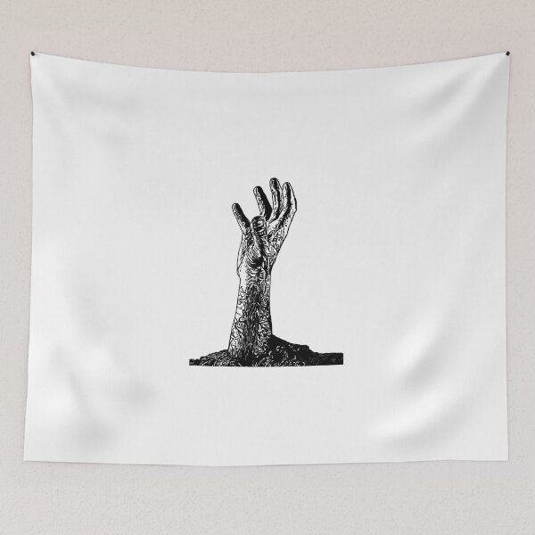 Item preview, zombie hand coming out of ground designed and sold by OneUpArtDesigns.