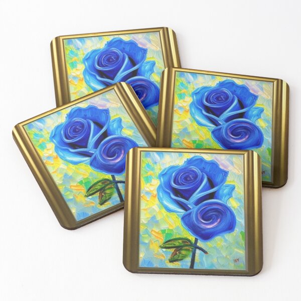 Item preview, Framed Blue Rose designed and sold by CriticalC404.