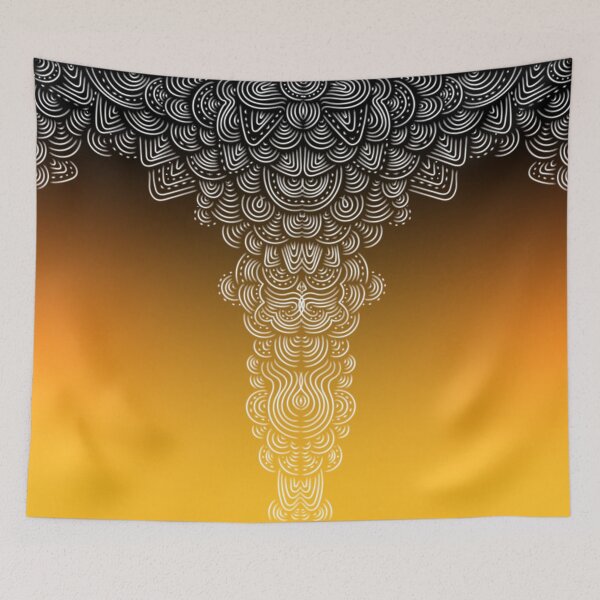Item preview, orange geometric background designed and sold by yessebel.