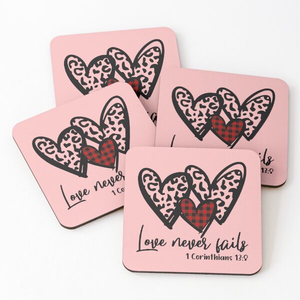 Item preview, Love Never Fails 1 Corinthians 13:8 designed and sold by marknprints.