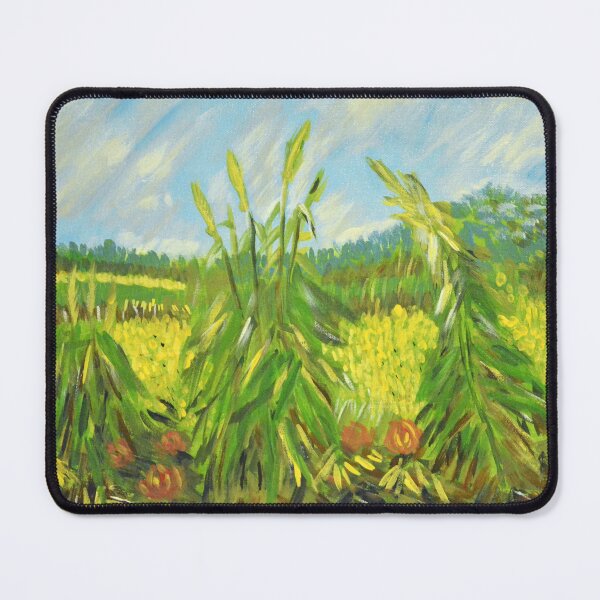 Item preview, Green Ears of Wheat, Van Gogh art alteration designed and sold by naturematters.