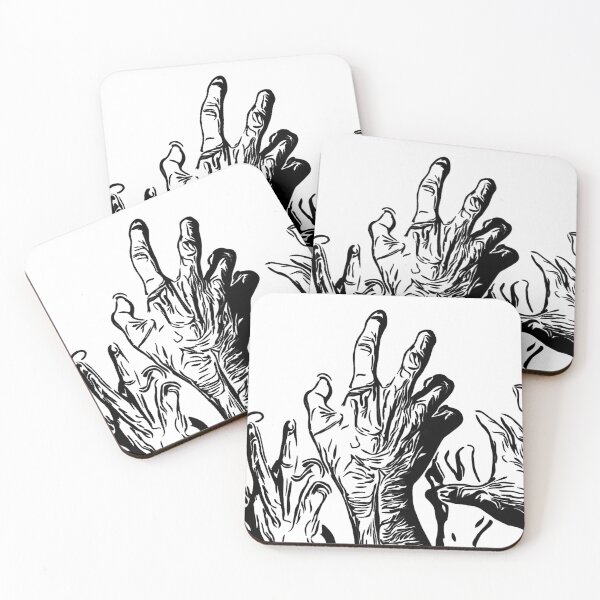 Item preview, zombie hands reaching up designed and sold by OneUpArtDesigns.