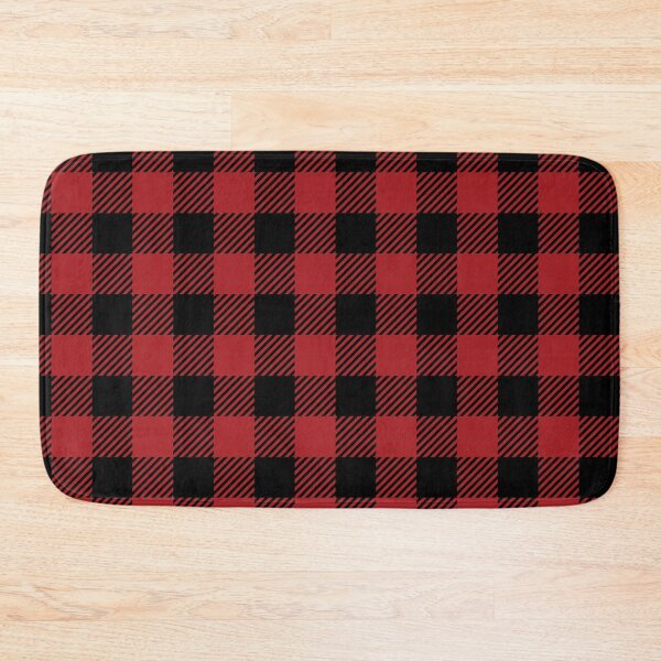 Item preview, Red and Black Buffalo Plaid designed and sold by TheCatmeow2000.