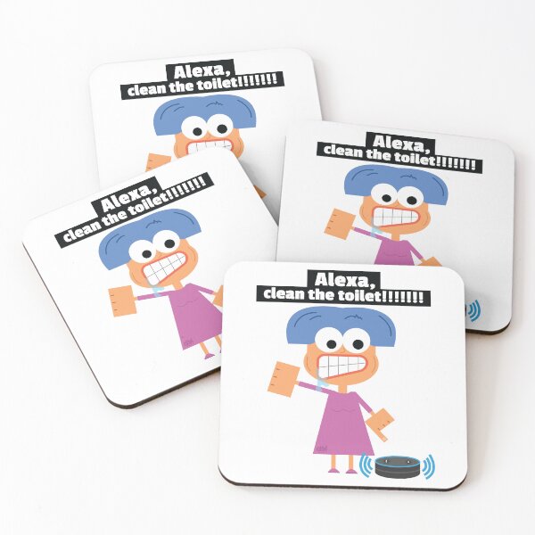Item preview, Alexa, clean the toilet. Alexa Assistant Meme Funny House Chores Lazy Joke LOL designed and sold by doseofwin.
