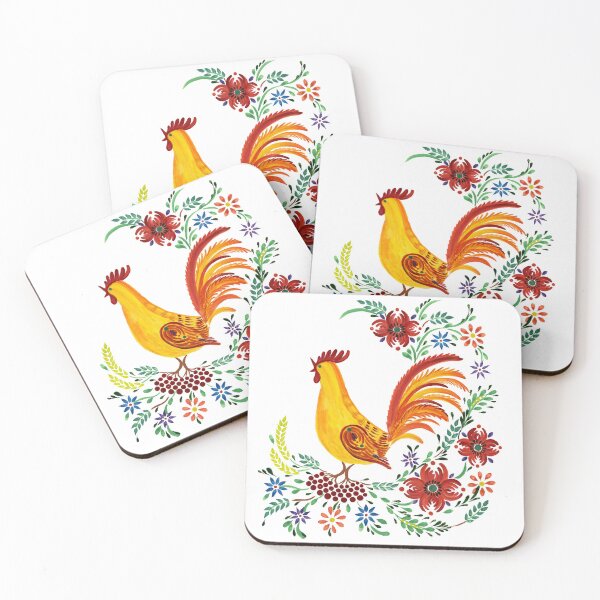 Item preview, Petrykivka Rooster designed and sold by Elena Way.