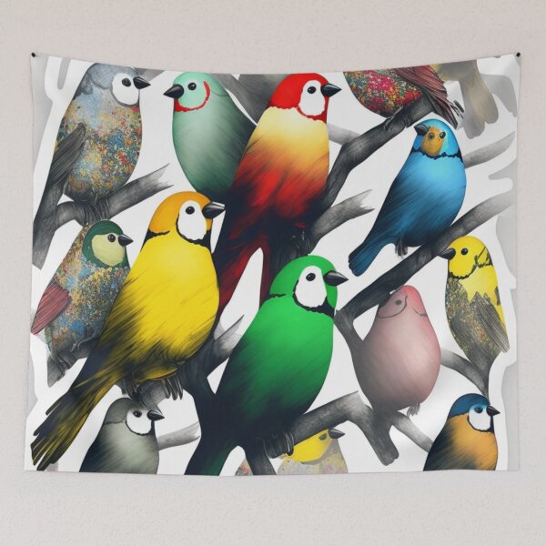 Item preview, Everybirdy Pattern designed and sold by EsotericFox.