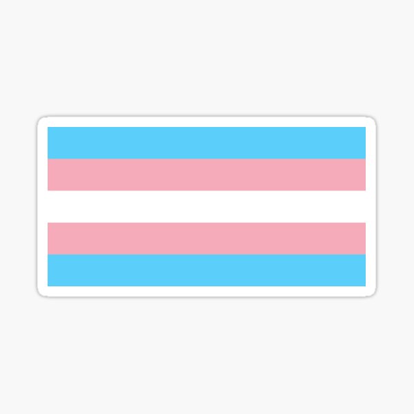 Item preview, Transgender LGBT Pride Flag Bumper Sticker Magnet designed and sold by SylaiseBlessing.