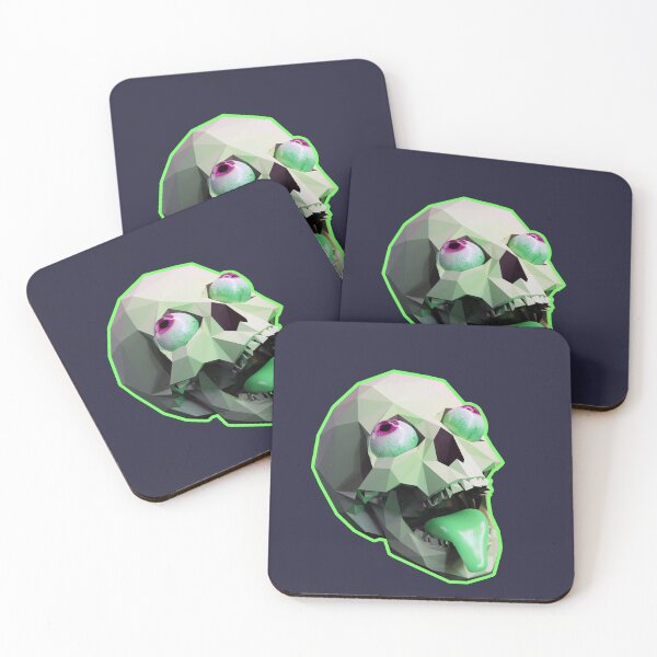 Item preview, Radical Green Neon Skull designed and sold by Gravedrinker.