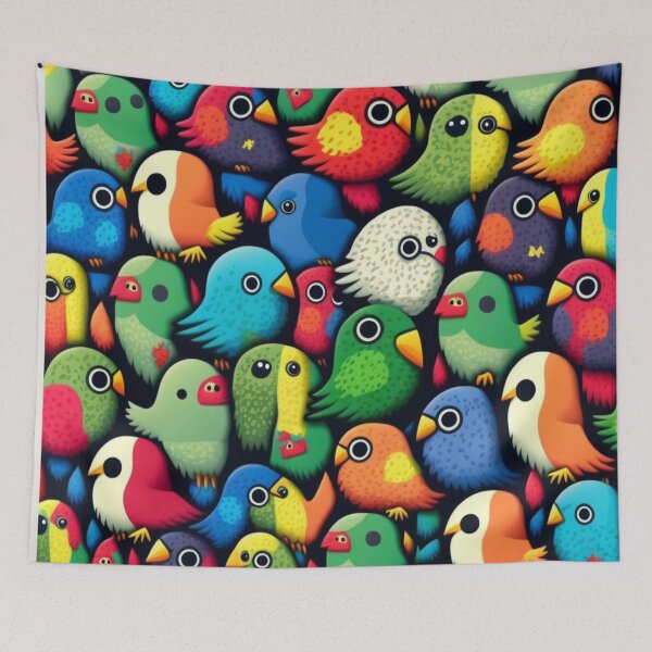 Item preview, Everybirdy Pattern designed and sold by EsotericFox.