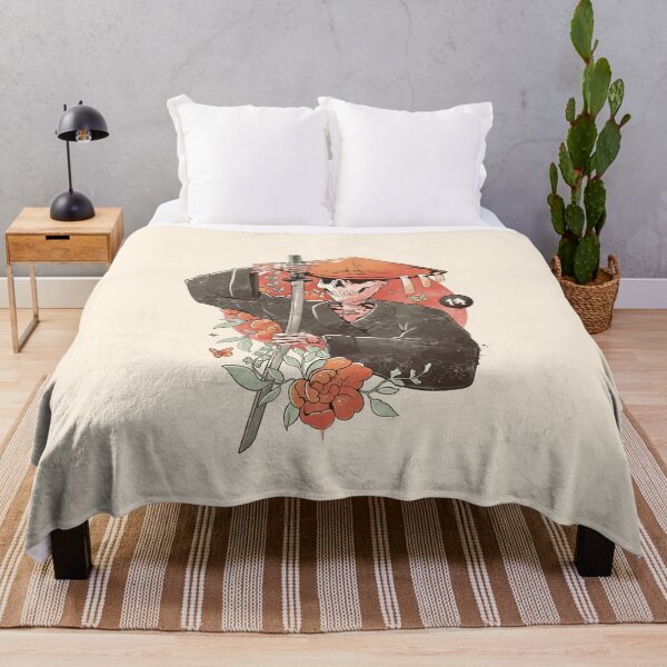 Artikelvorschau, Samurai-Schädel - Blumenschwert-Todesgeschenk entworfen und verkauft von EduEly.