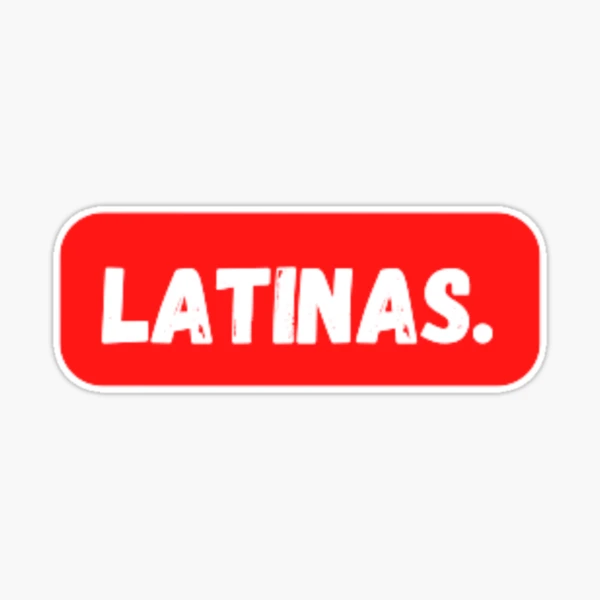 Latinas supreme outlet sticker