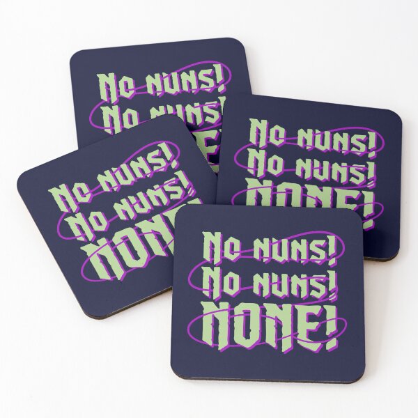 Item preview, No Nuns! (Halloween Green) designed and sold by spookyhobbit.