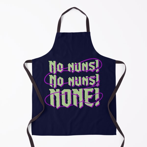 Item preview, No Nuns! (Halloween Green) designed and sold by spookyhobbit.