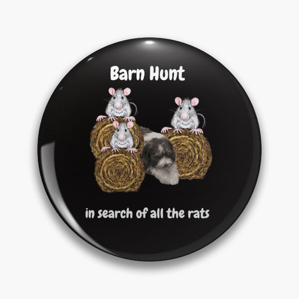 Item preview,  Funny Barn Hunt - in search of all the rats with a Tibetan Terrier dog designed and sold by Just4doglovers.
