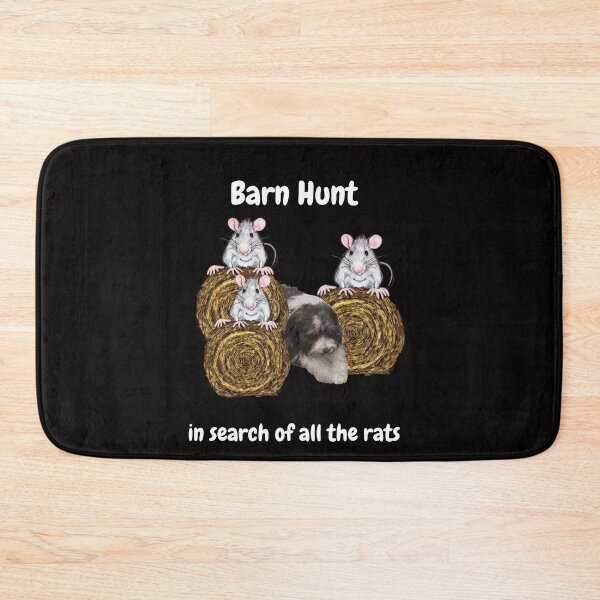 Item preview,  Funny Barn Hunt - in search of all the rats with a Tibetan Terrier dog designed and sold by Just4doglovers.