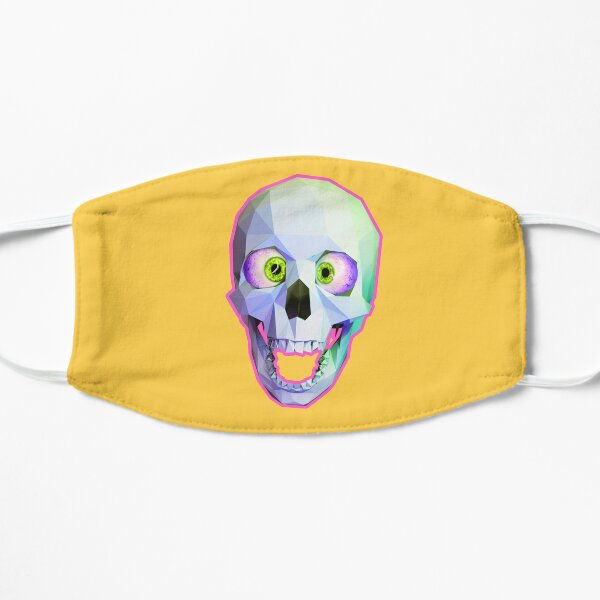 Radical Neon Skull Flat Mask