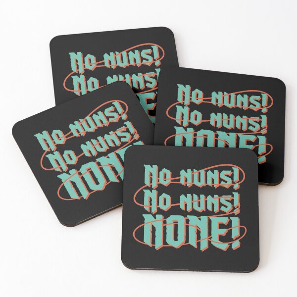 Item preview, No Nuns! (Retro Green)) designed and sold by spookyhobbit.