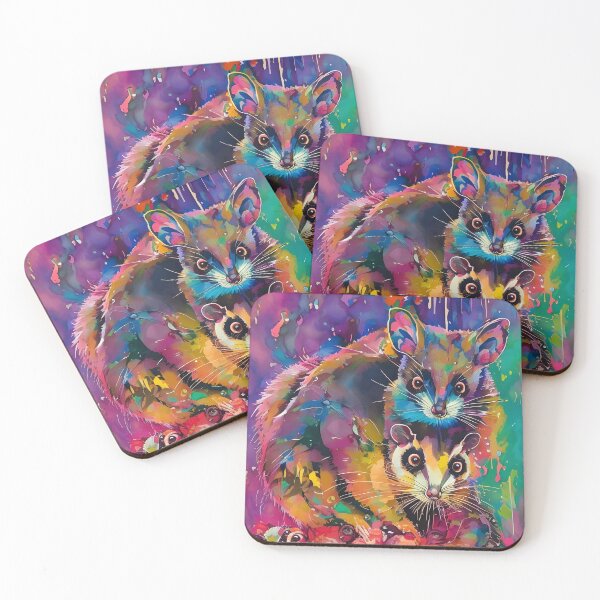 Item preview, Colourful Ringtail possum Mother and baby designed and sold by J7Simpson.