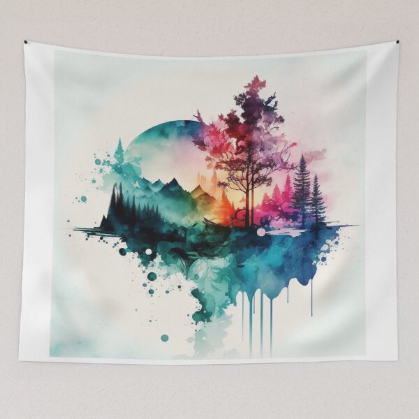 Item preview, Relaxing Watercolor #64 designed and sold by Avocado Design Studio.