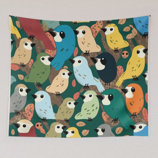 Item preview, Everybirdy Pattern designed and sold by EsotericFox.