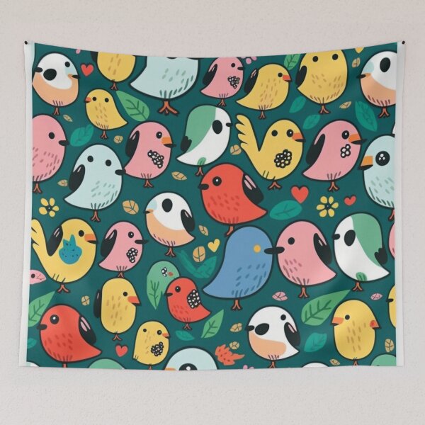 Item preview, Everybirdy Pattern designed and sold by EsotericFox.