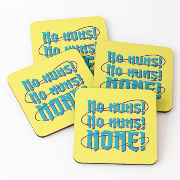 Item preview, No Nuns! (Deep Teal) designed and sold by spookyhobbit.