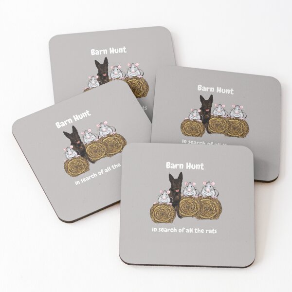Item preview,  Barn Hunt - in search of all the rats with a sable German Shepherd dog designed and sold by Just4doglovers.