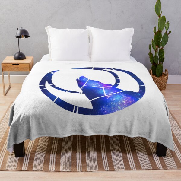 Item preview, Wolf & Crescent (Blue) designed and sold by xLiShen.