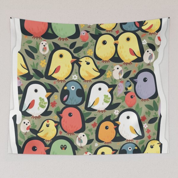 Item preview, Everybirdy Pattern designed and sold by EsotericFox.