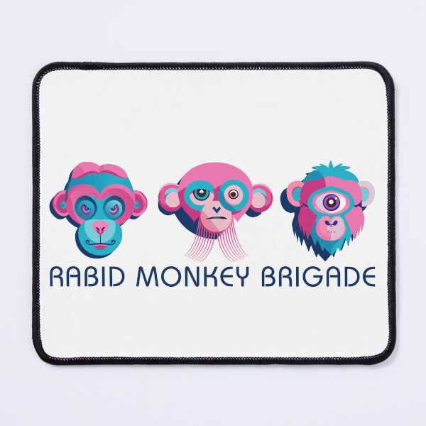 Item preview, Rabid Monkey Brigade for anime lovers designed and sold by CuteAndGritty.