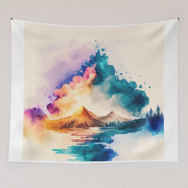 Item preview, Relaxing Watercolor #66 designed and sold by Avocado Design Studio.